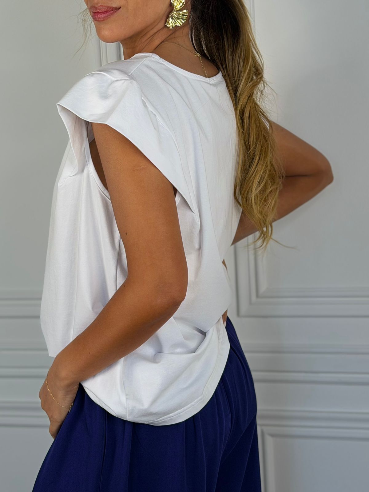 Polera Copenhague blanco