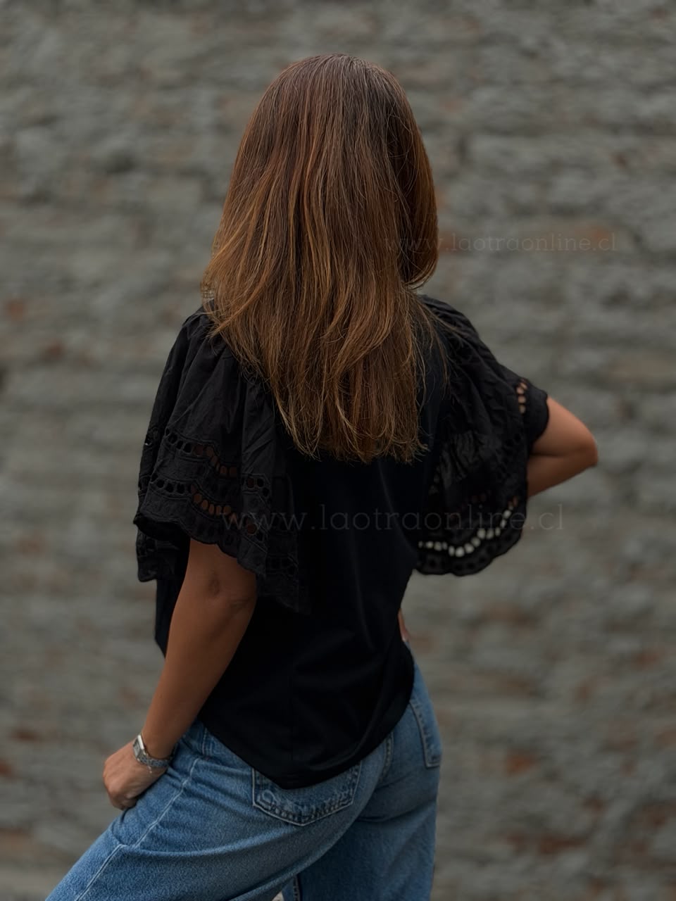 Polera Seúl negro