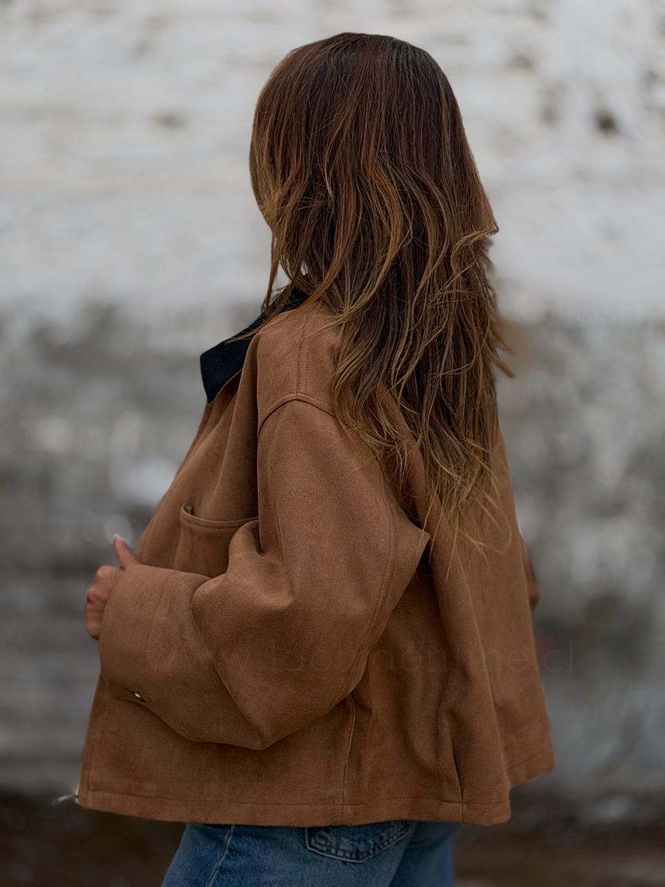 Chaqueta Gamucina premium toffe