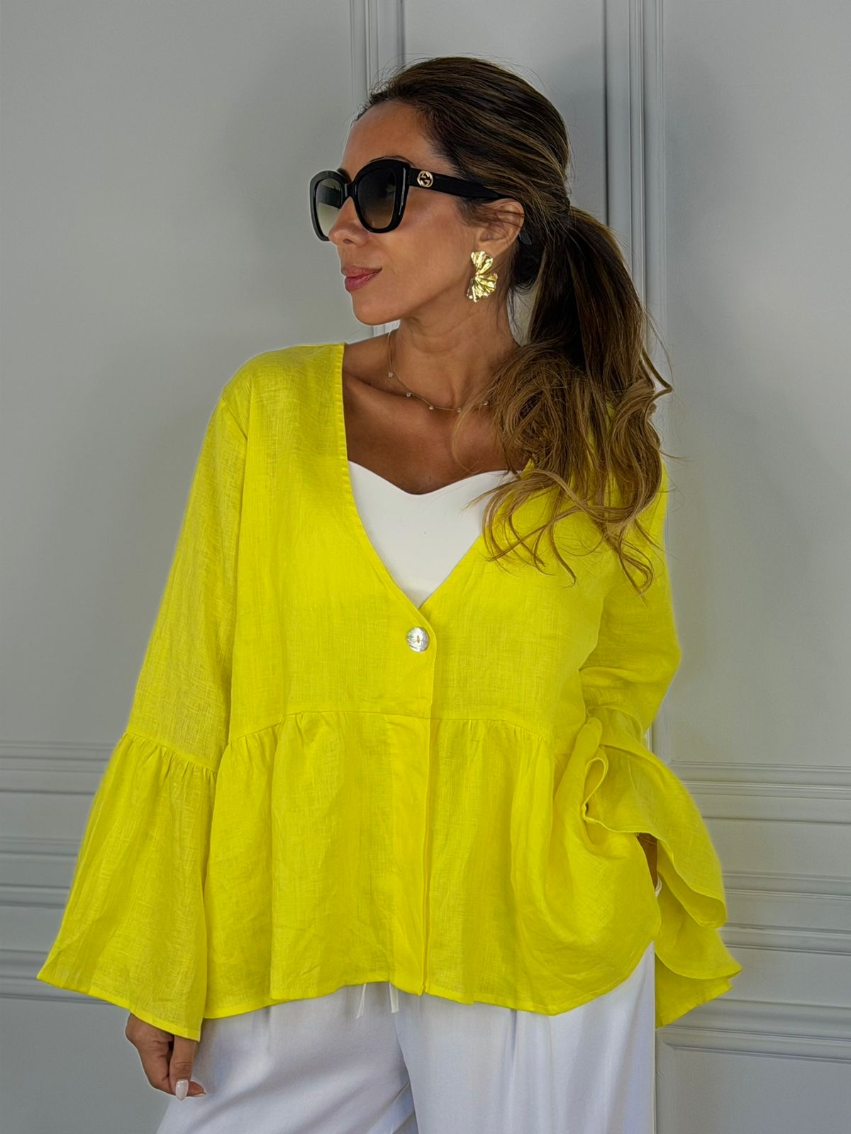 Blusón Cruzeiro amarillo