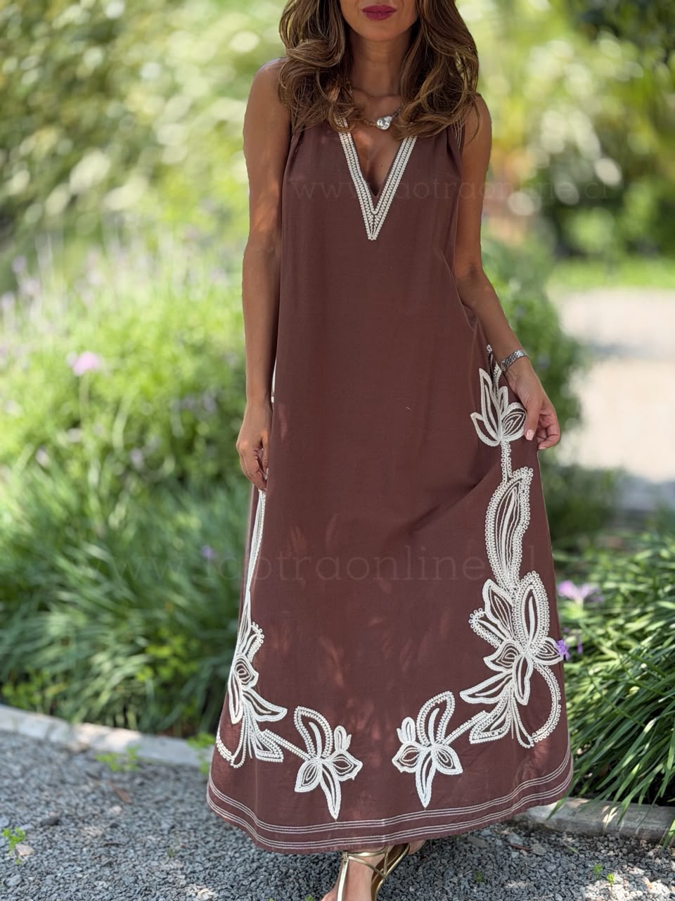 Vestido Magnífico marrón