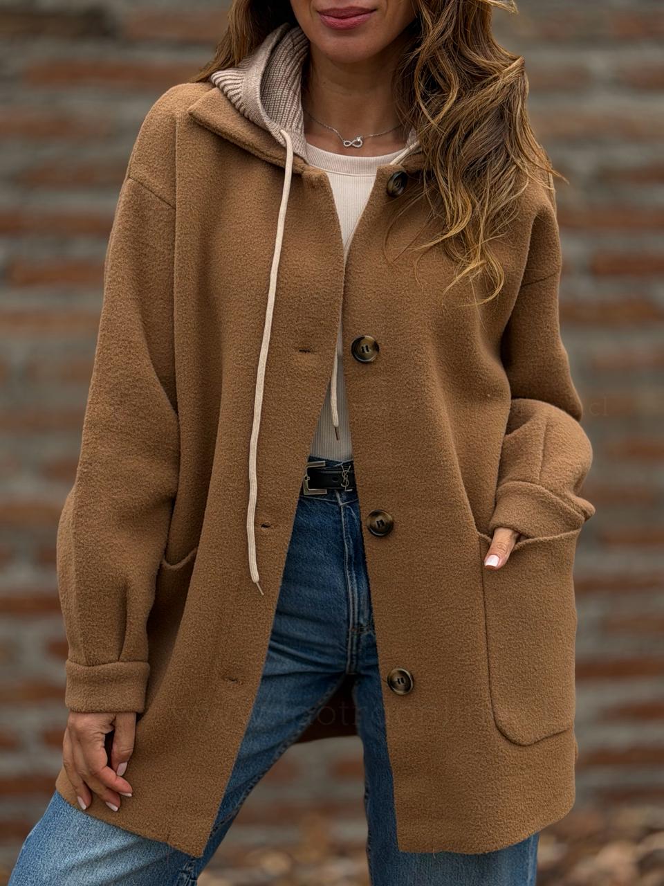 Abrigo Columbia toffe