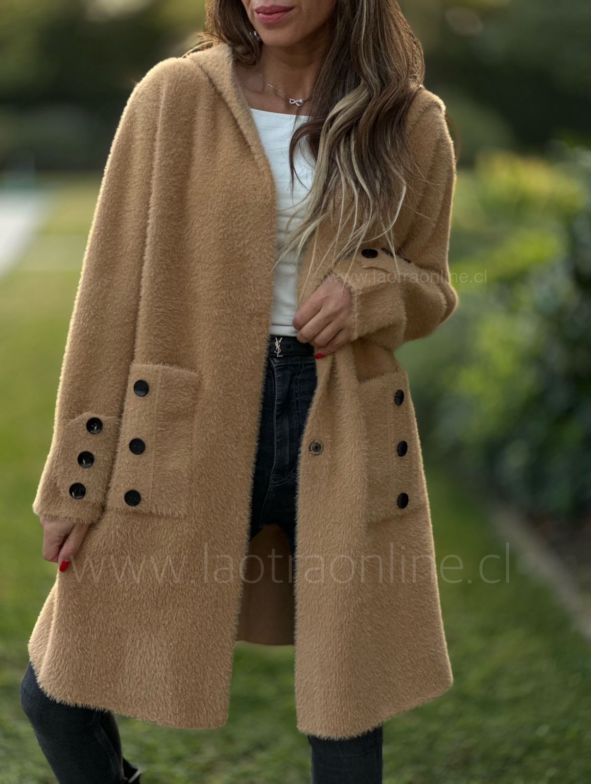 Abrigo/Chaleco Coqueto camel