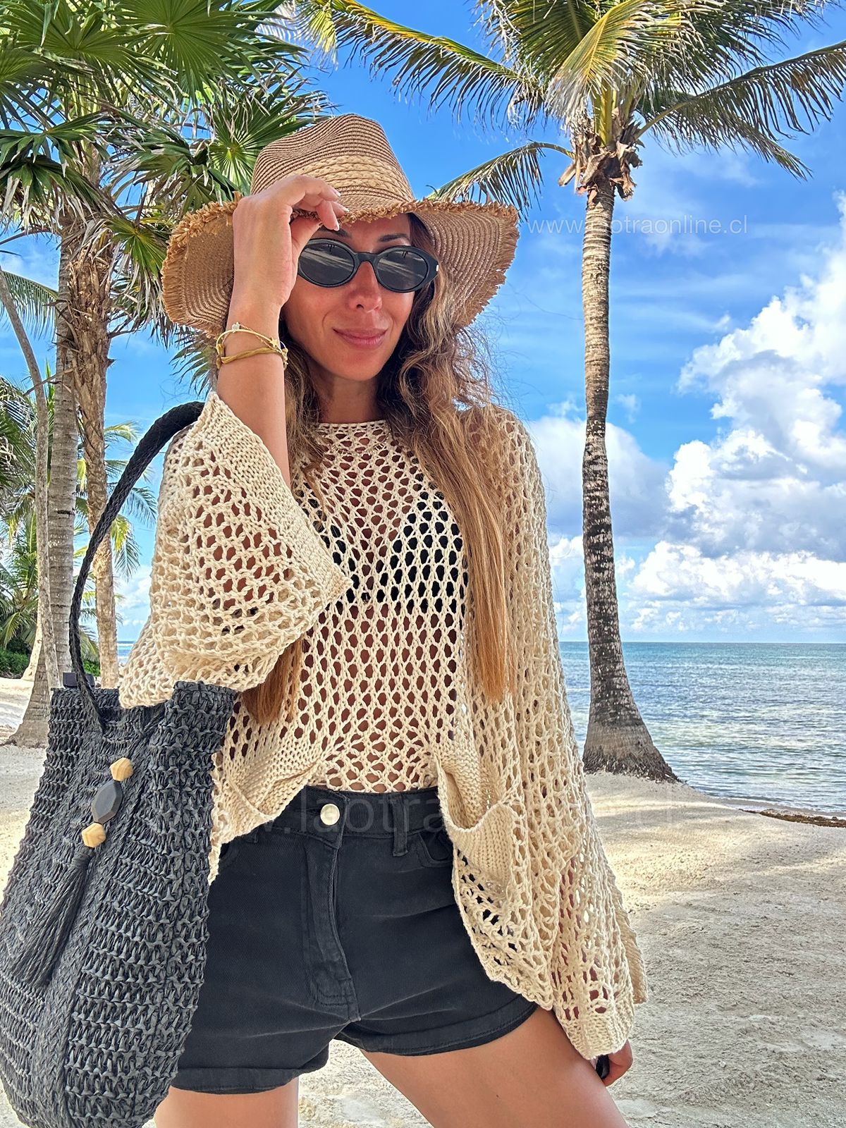 Short Punta Cana negro