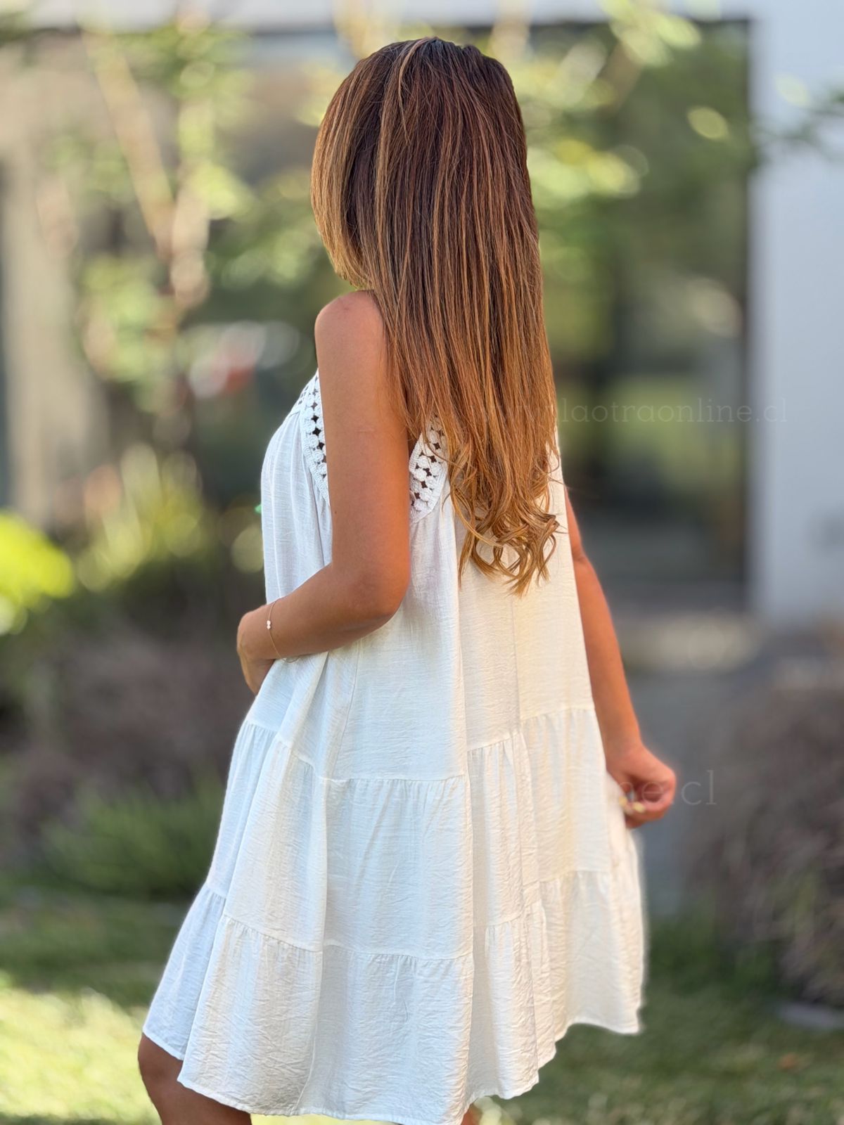 Vestido Europea blanco