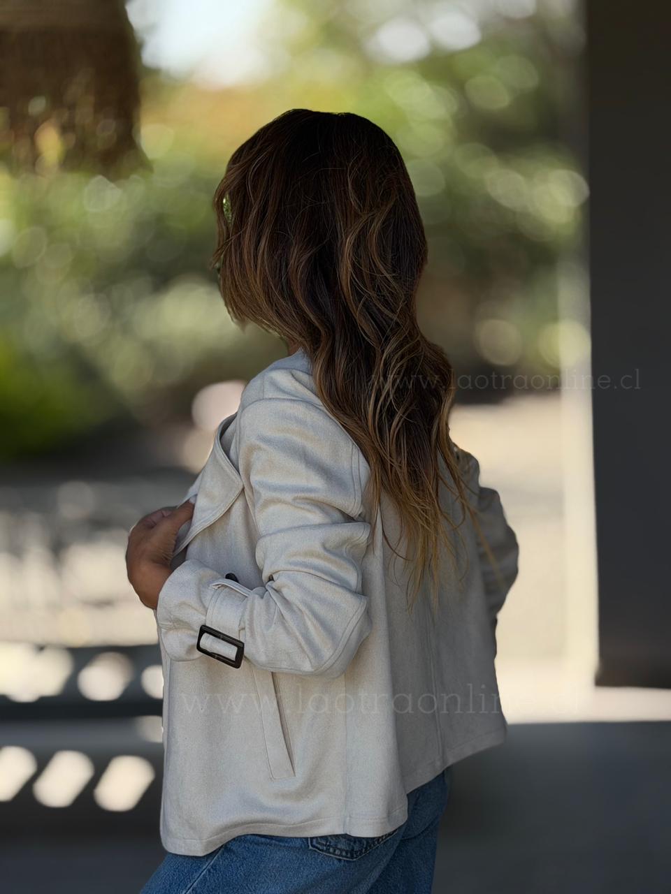 Chaqueta Janeiro crema
