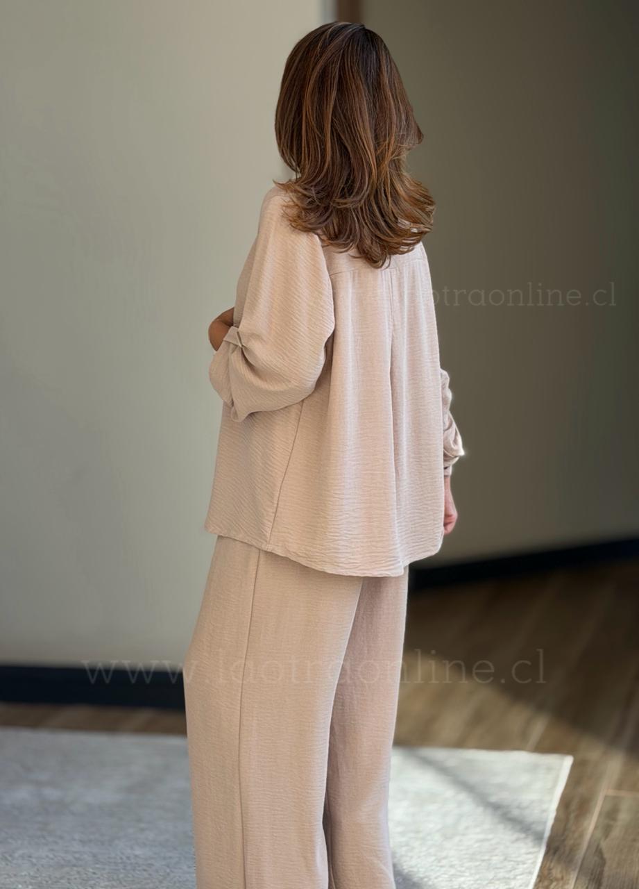 Set Realeza 2 piezas beige