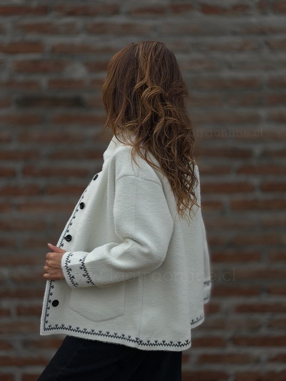 Abrigo Capri blanco