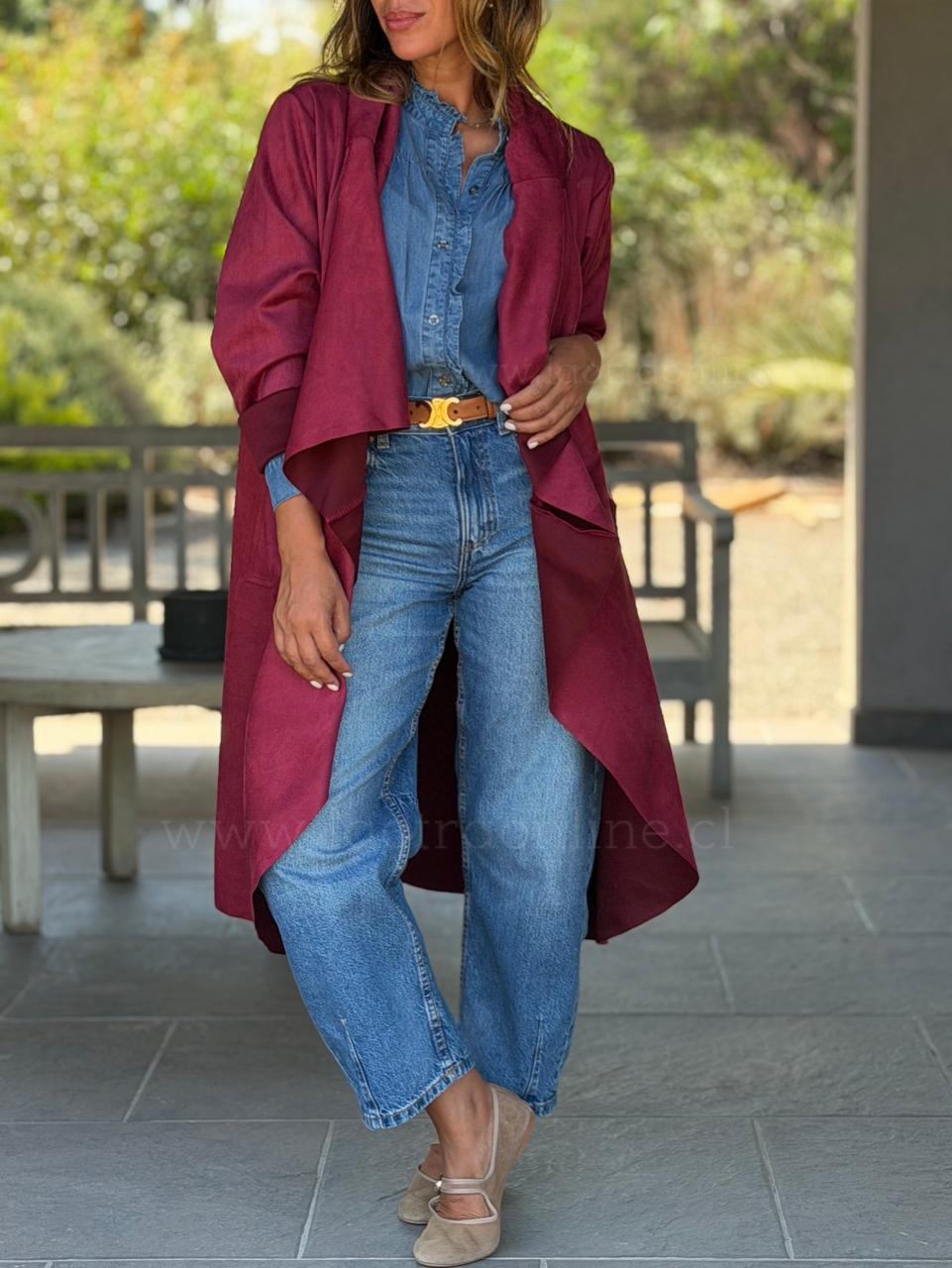 Abrigo Suecia cherry