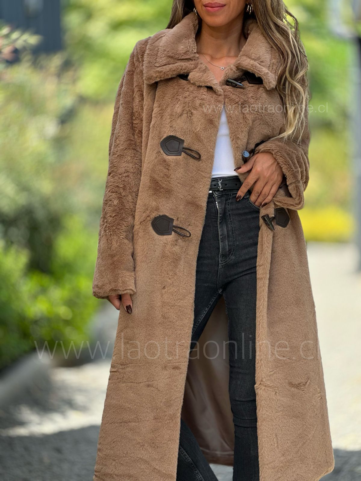 Abrigo Princesa Diana toffe