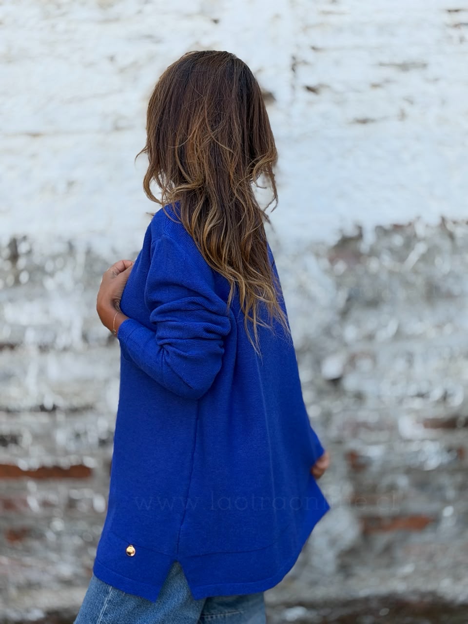 Sweater híper suave azul