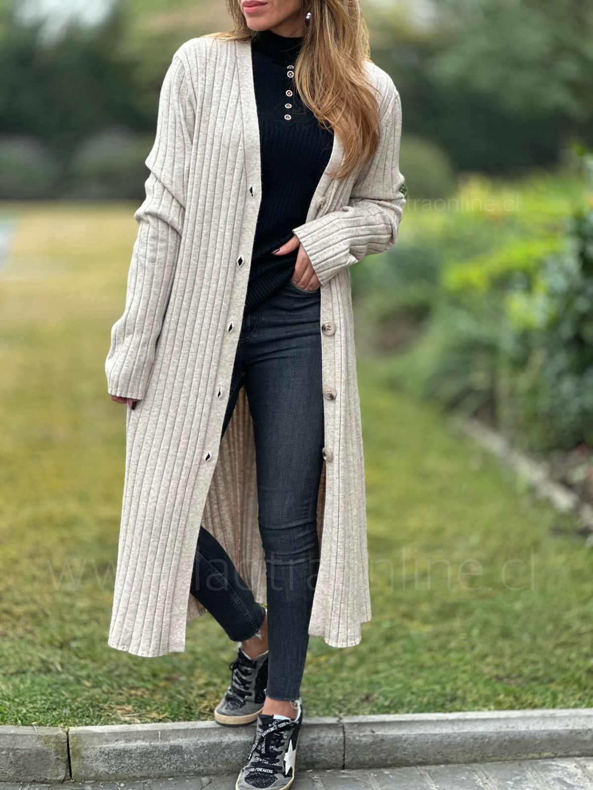 Cardigan París beige