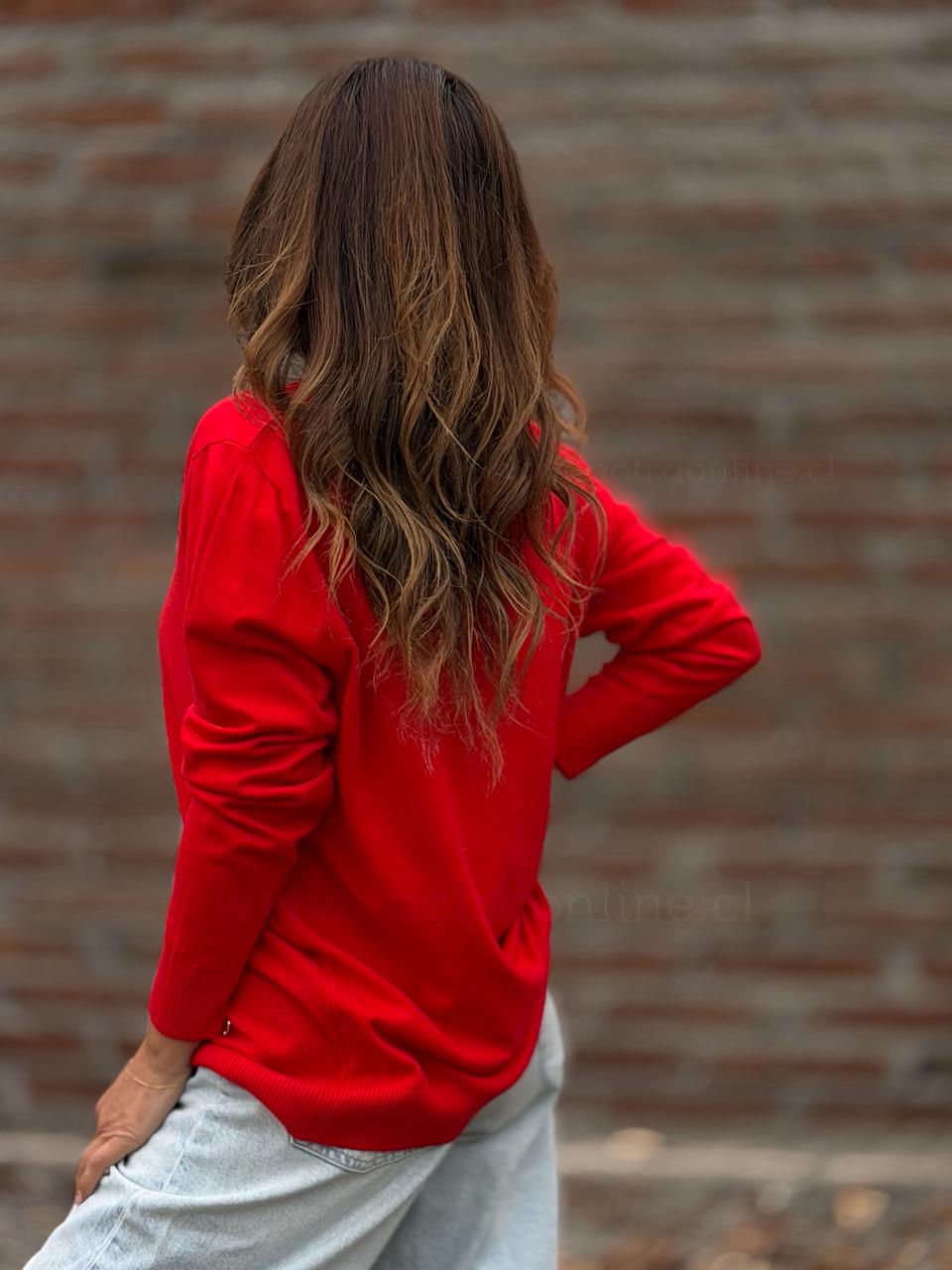 Sweater Isadora rojo