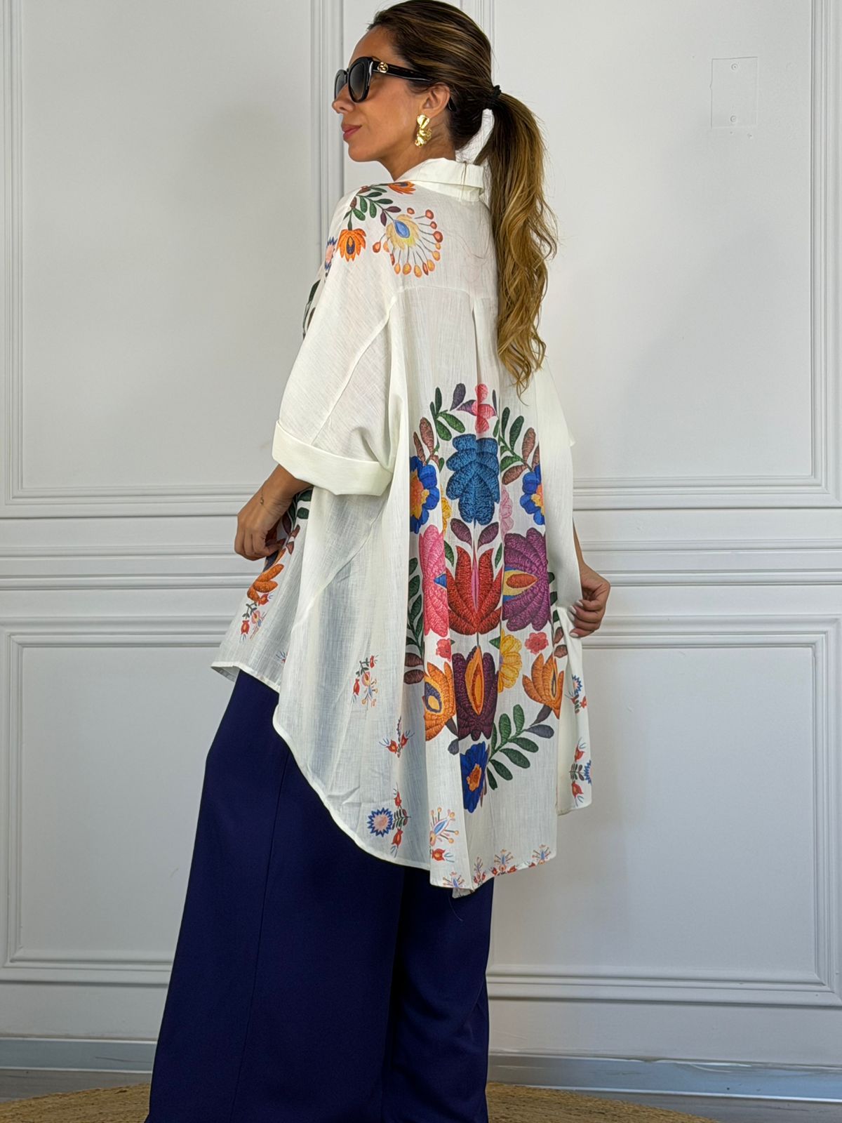 Blusa Mónaco blanco