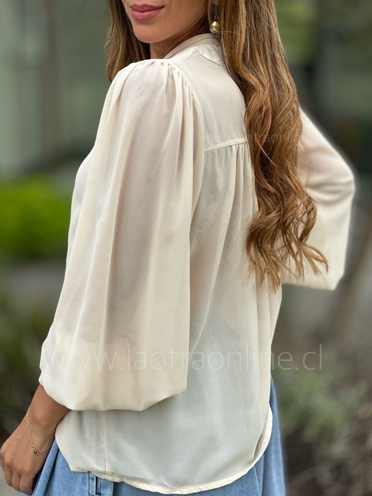 Blusa Belleza vainilla