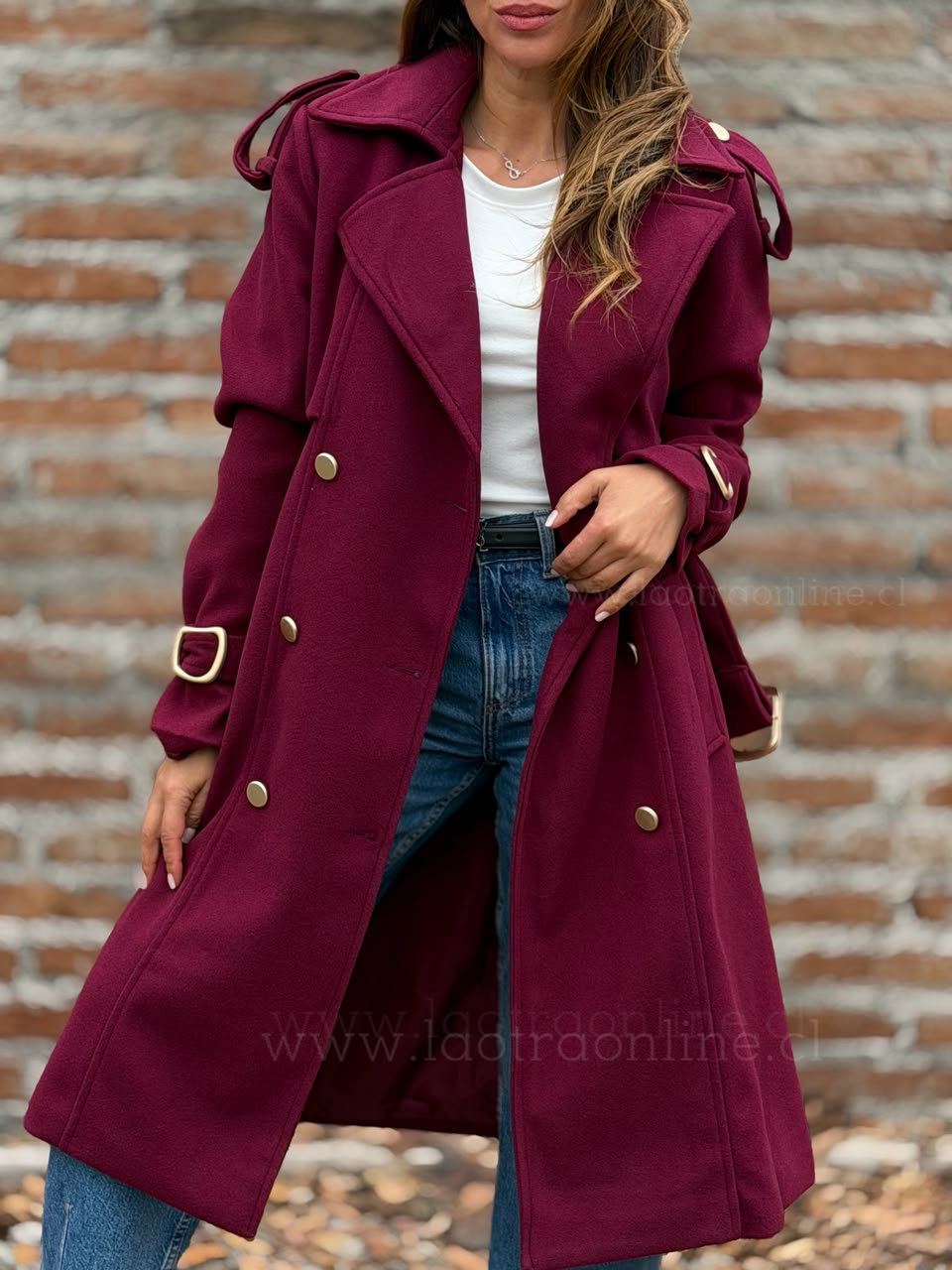 Abrigo New Reina cherry