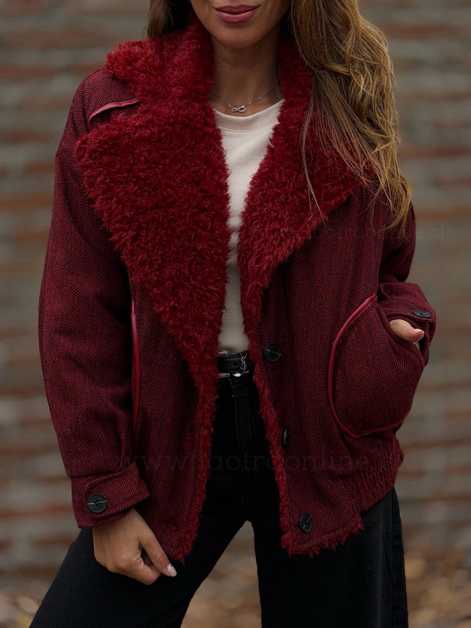 Chaqueta Texas cherry