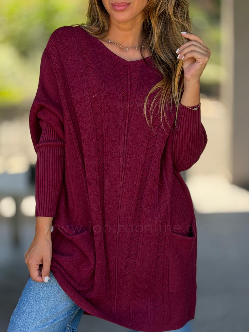 Sweater Bella cherry