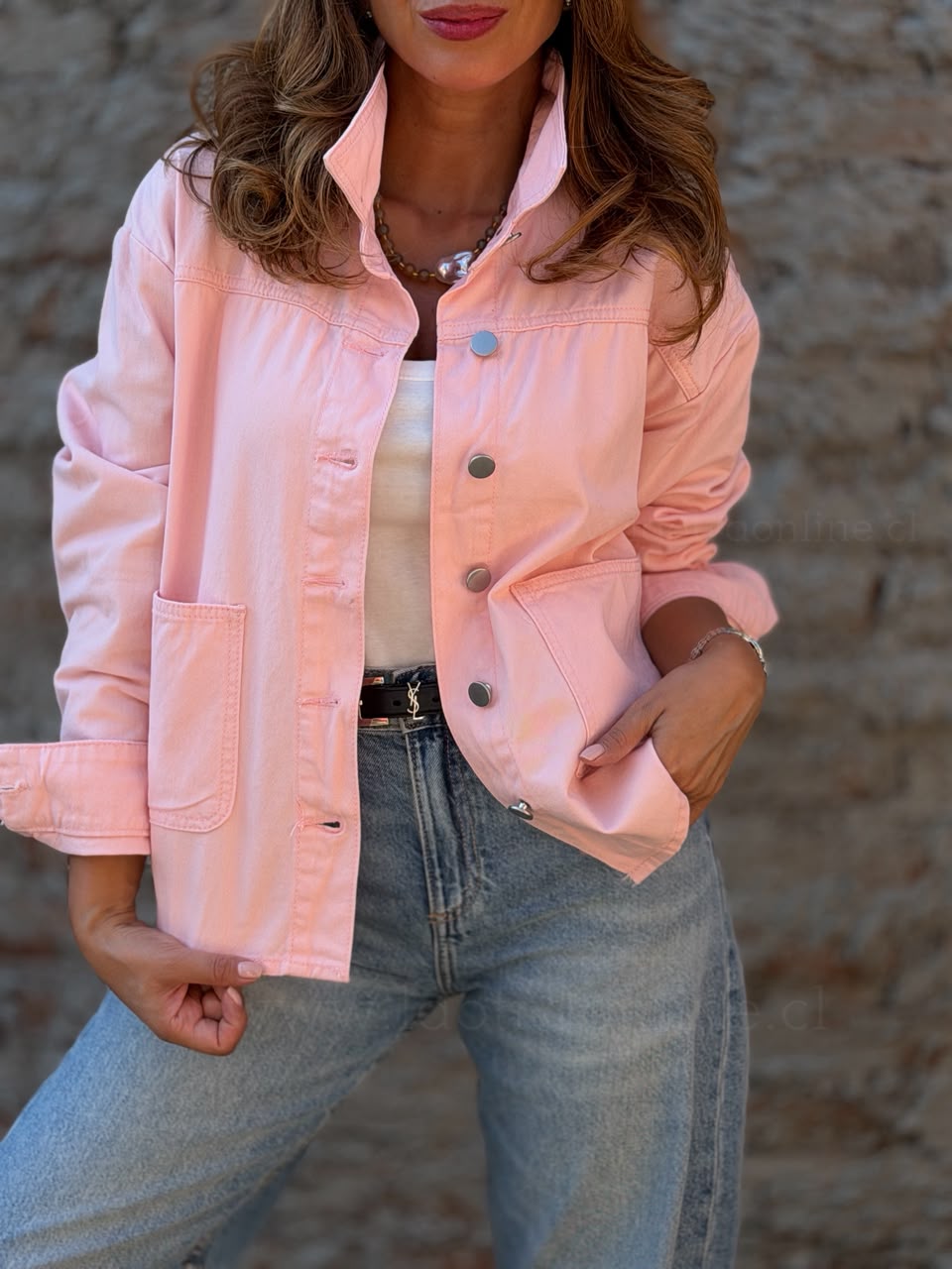 Chaqueta Valencia rosa