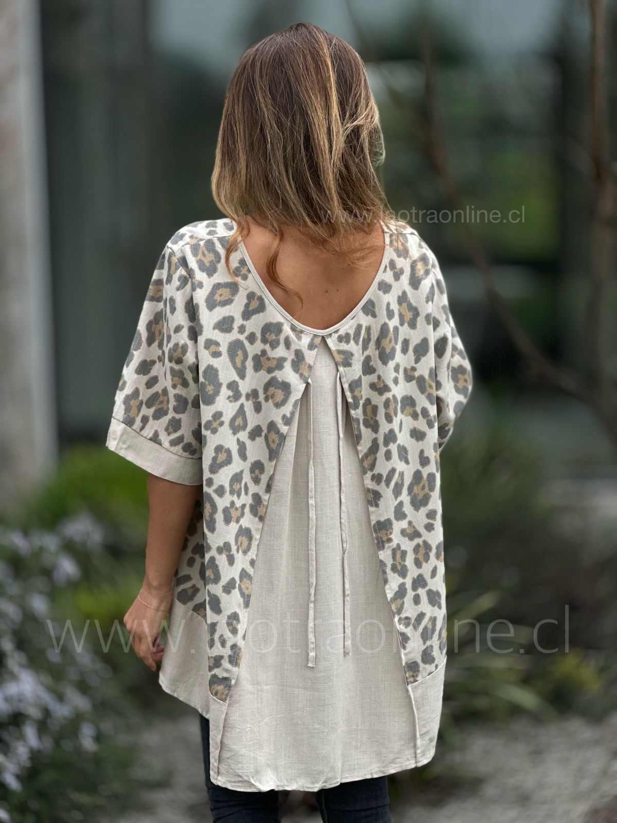 Polera Safari beige