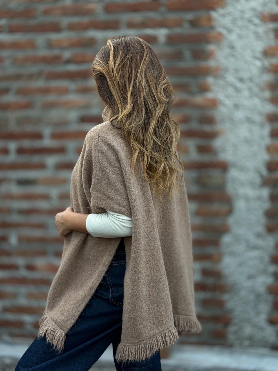 Sweater flecos café