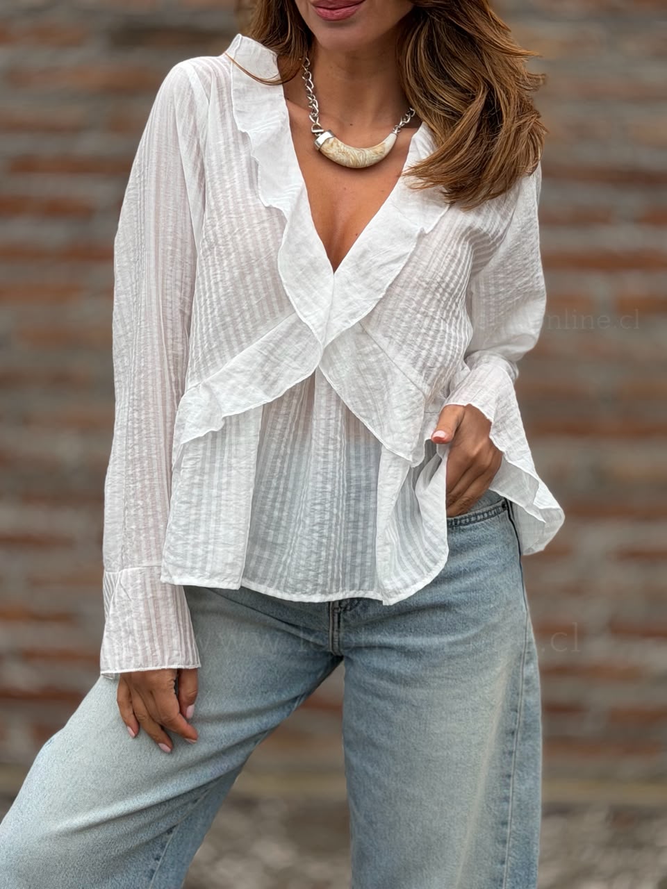 Blusa Vuelos blanco