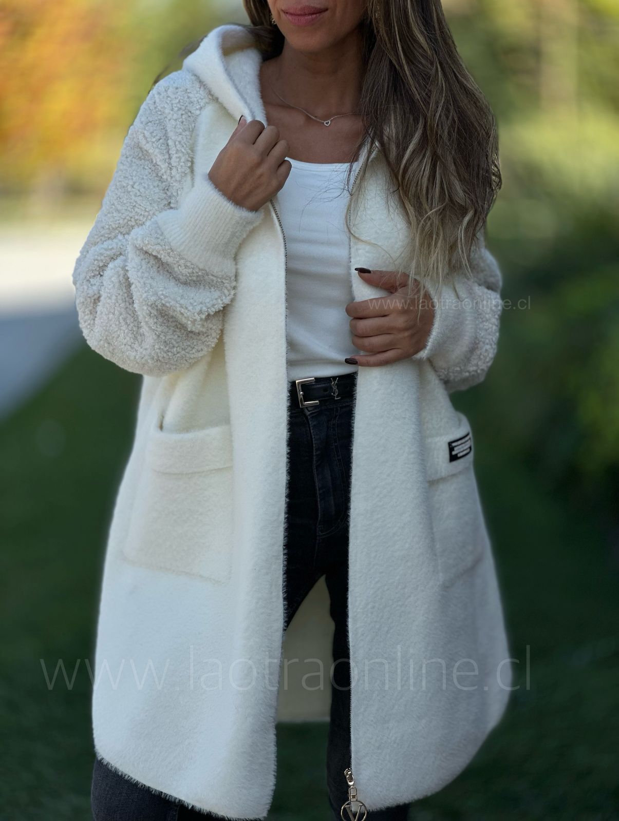 Abrigo Florentina crema