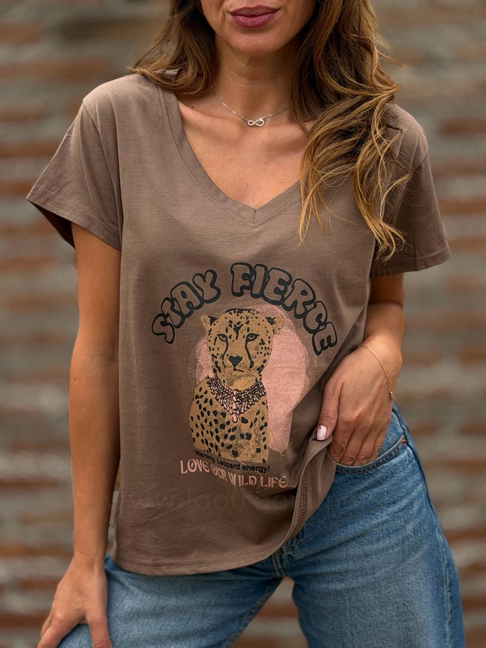 Polera Jaguar moka