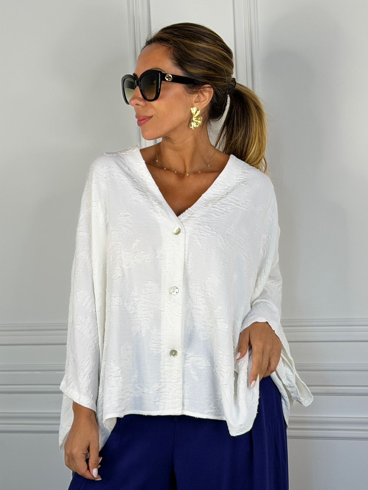 Blusa Florencia blanco