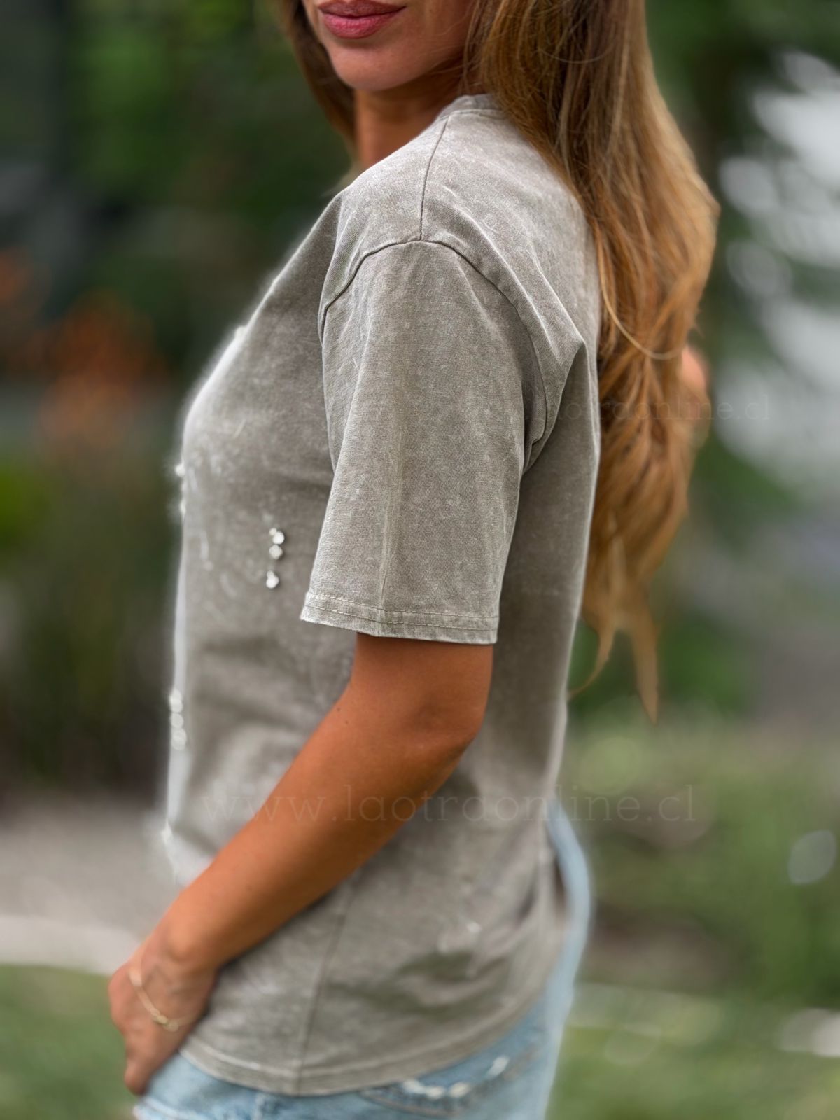 Polera Calgary olivo