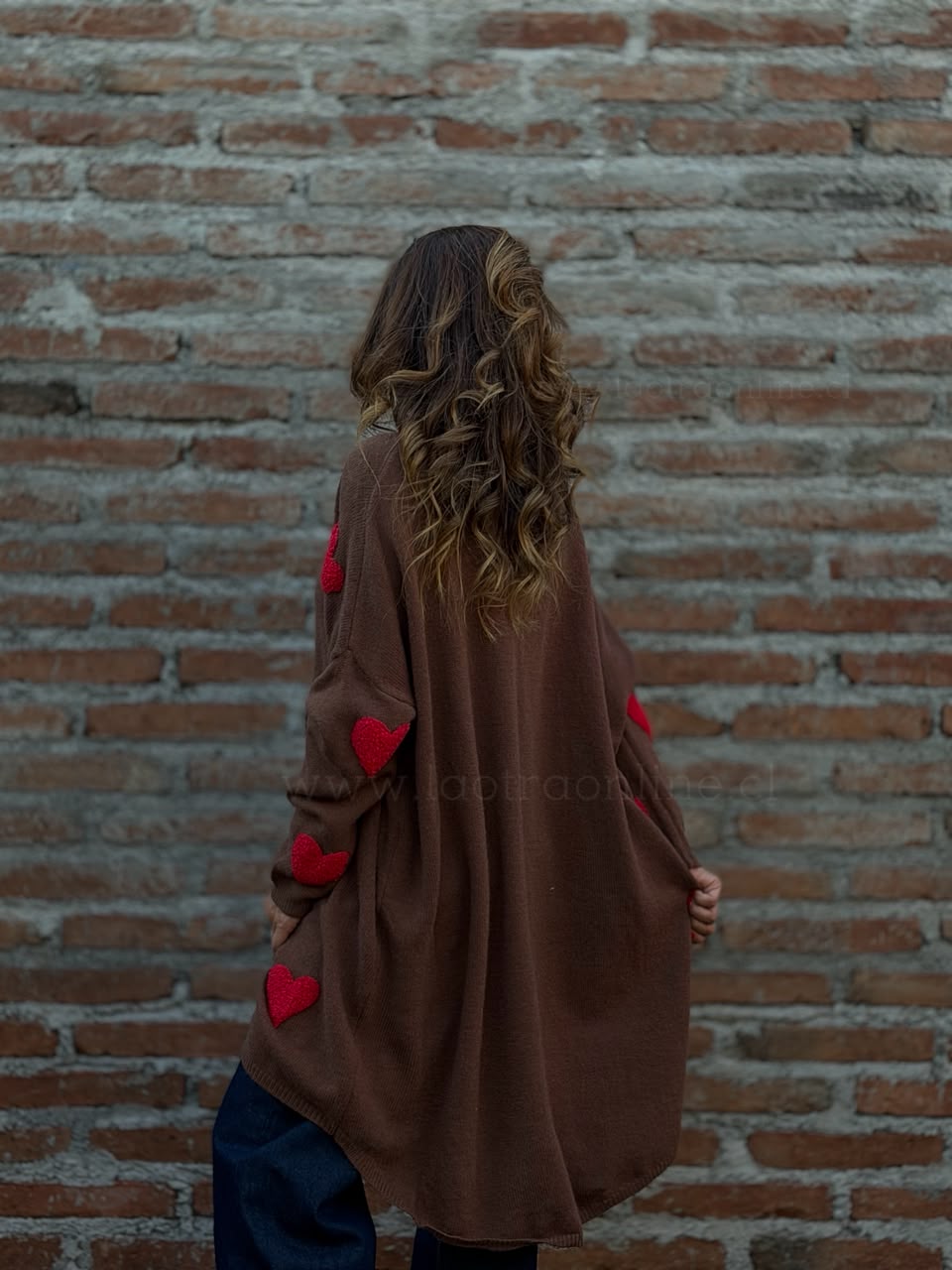 Oversize Love marrón