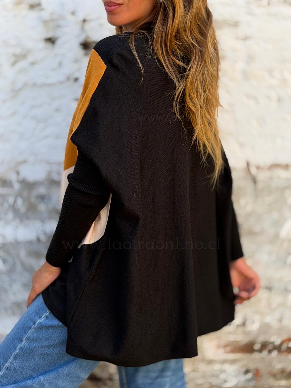 Sweater Micaela marrón/Negro