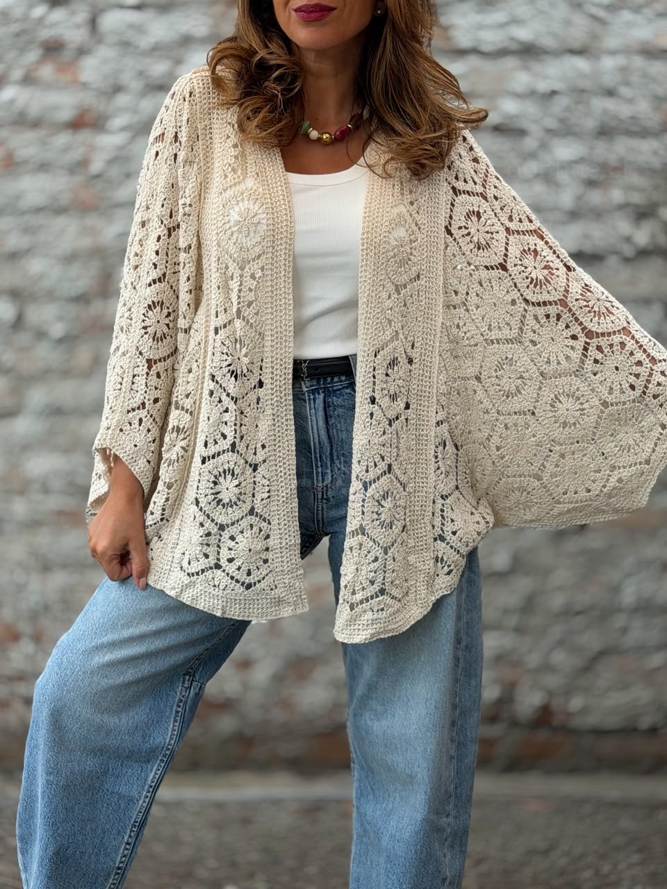 Tapado Tejido beige
