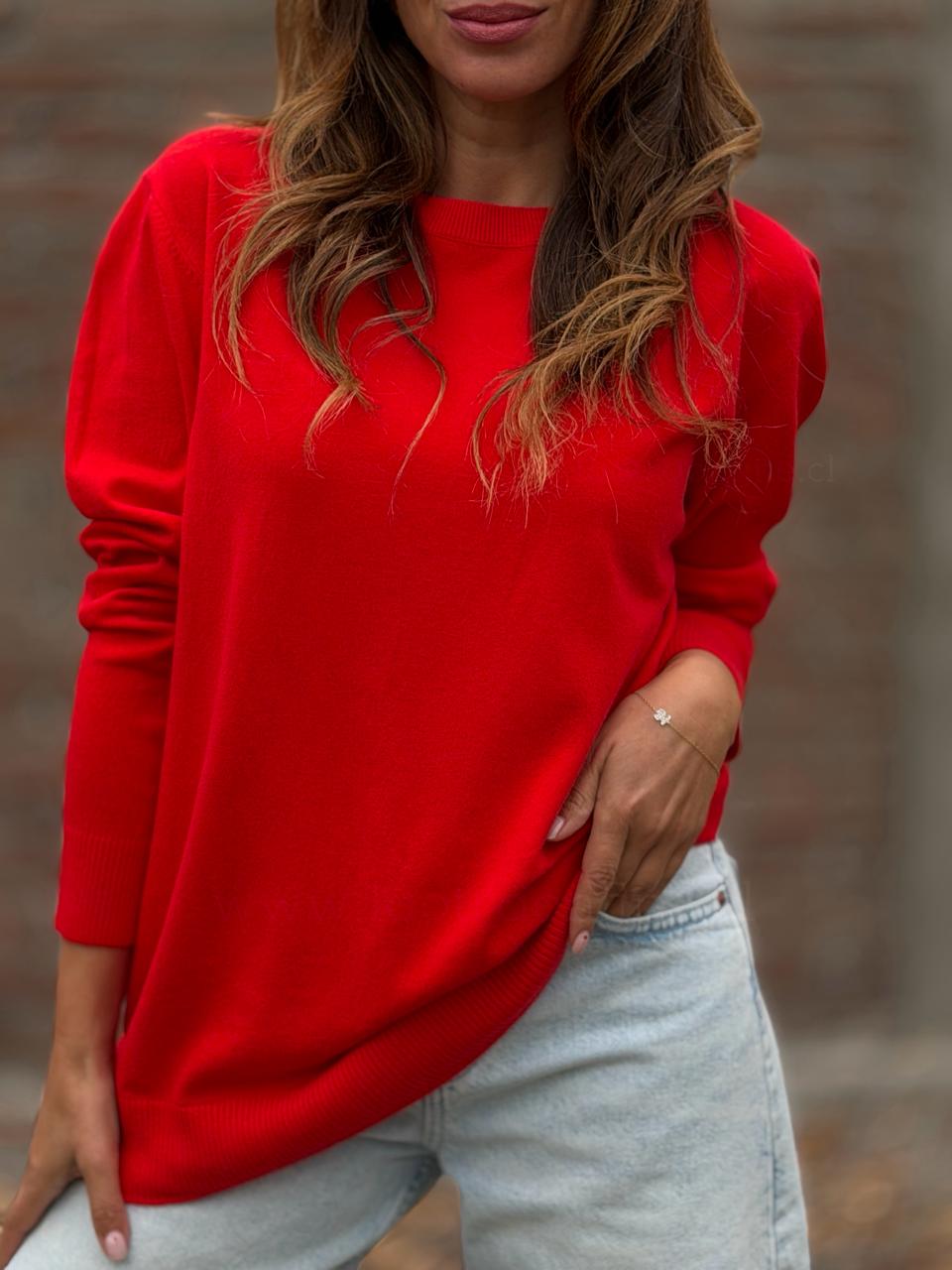 Sweater Isadora rojo