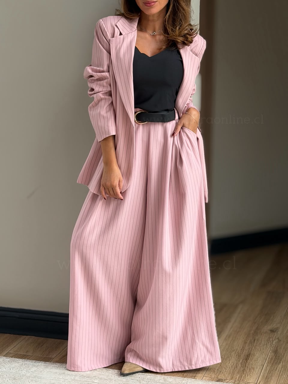 Set Italiano 2 piezas rosa