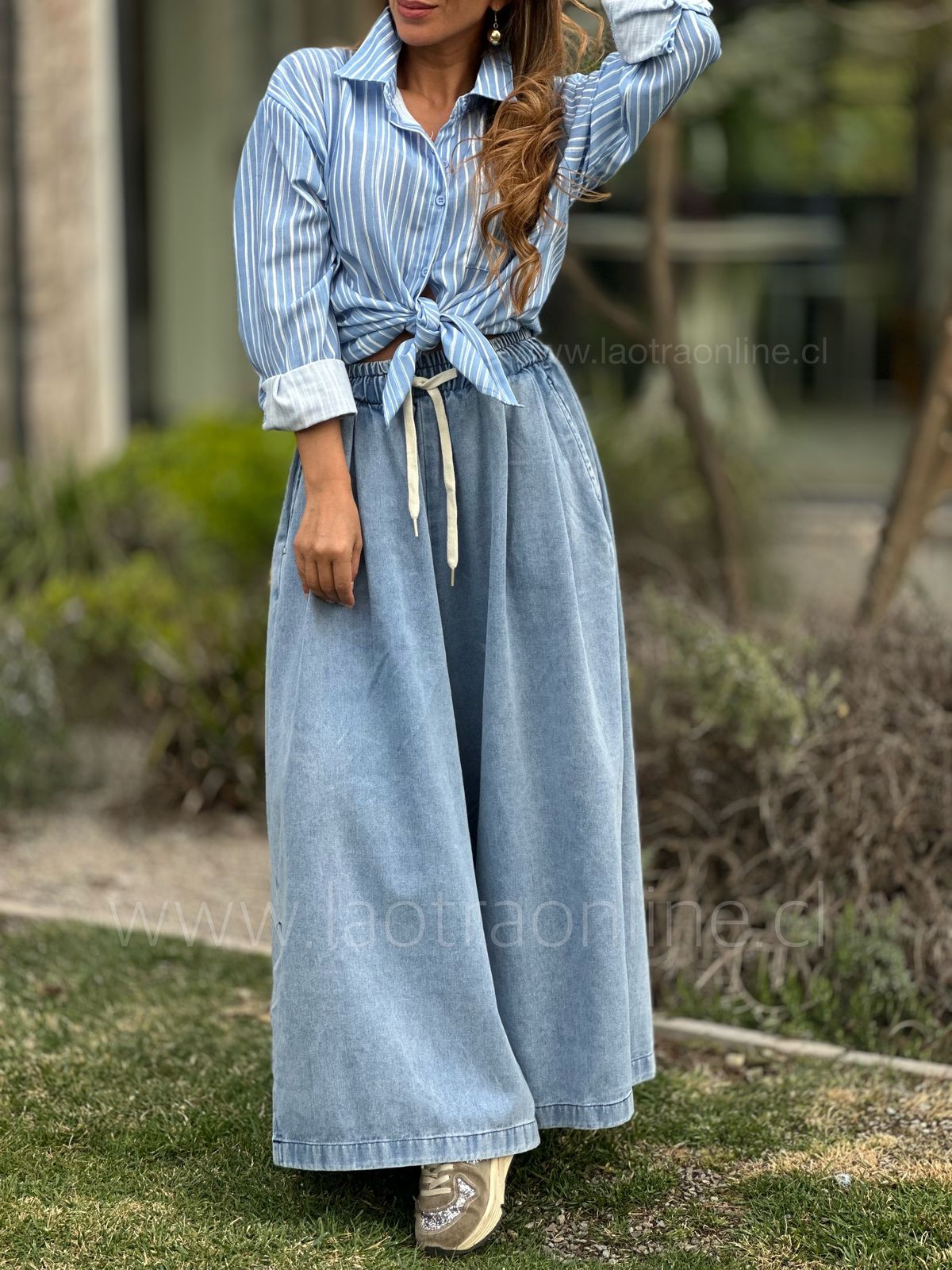 Blusa Atenas celeste