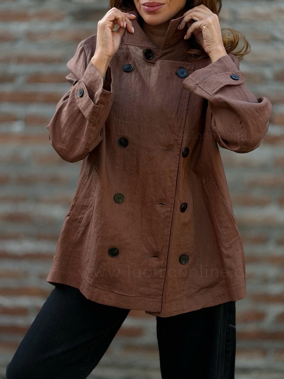 Trench Lino toffe