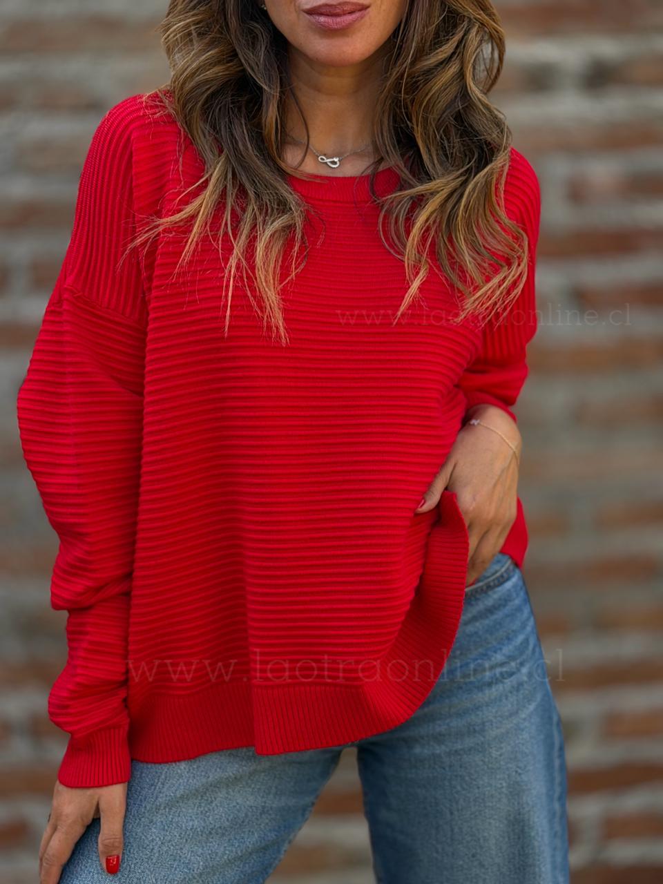 Sweater Siena rojo