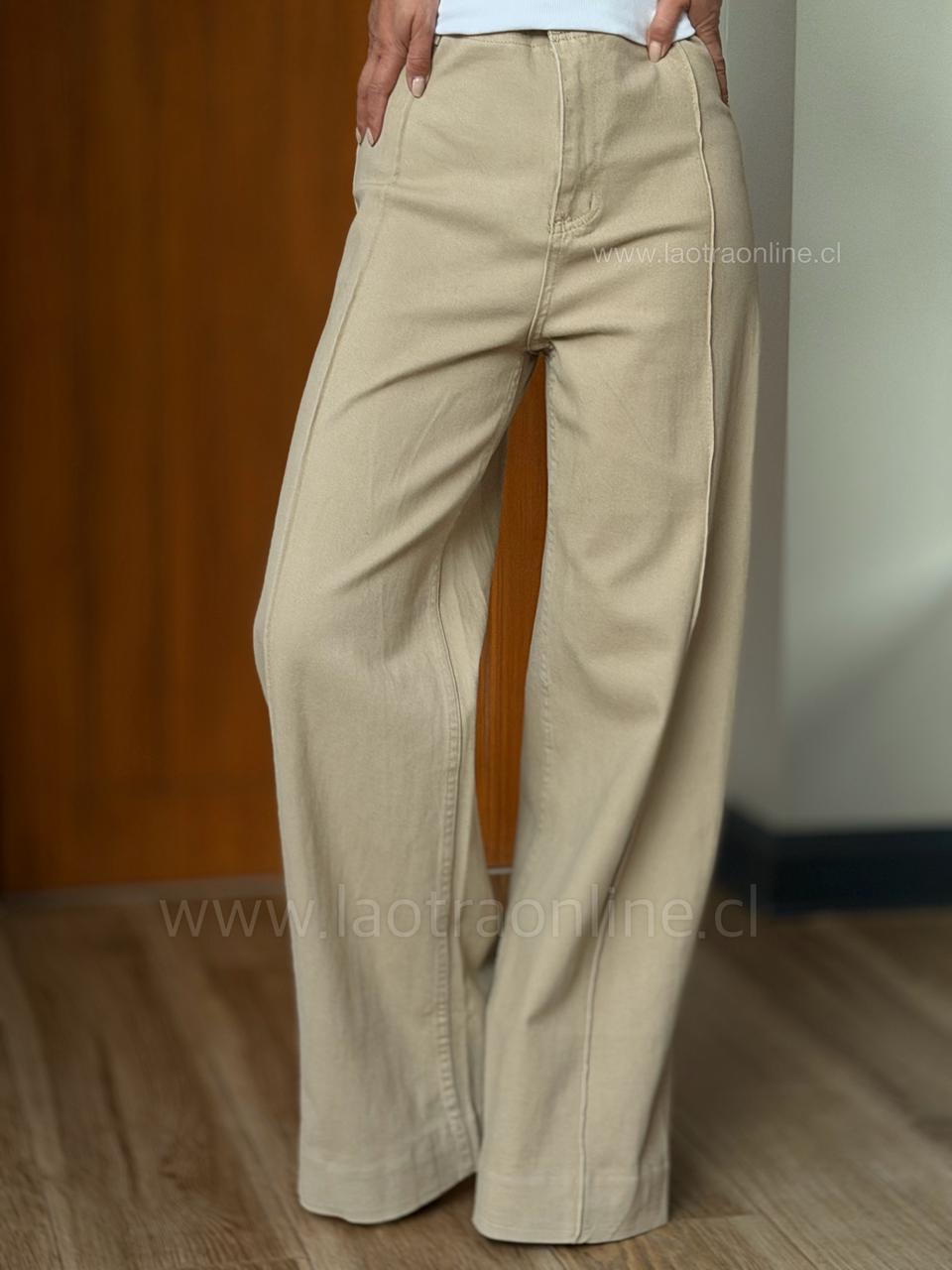 Jeans Palazzo beige