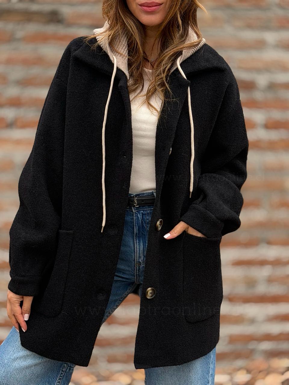 Abrigo Columbia negro