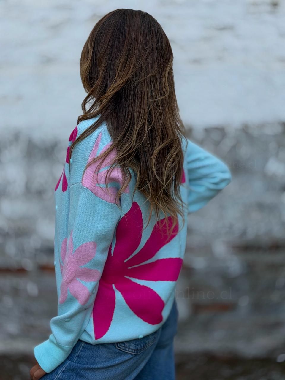 Sweater Flower calipso