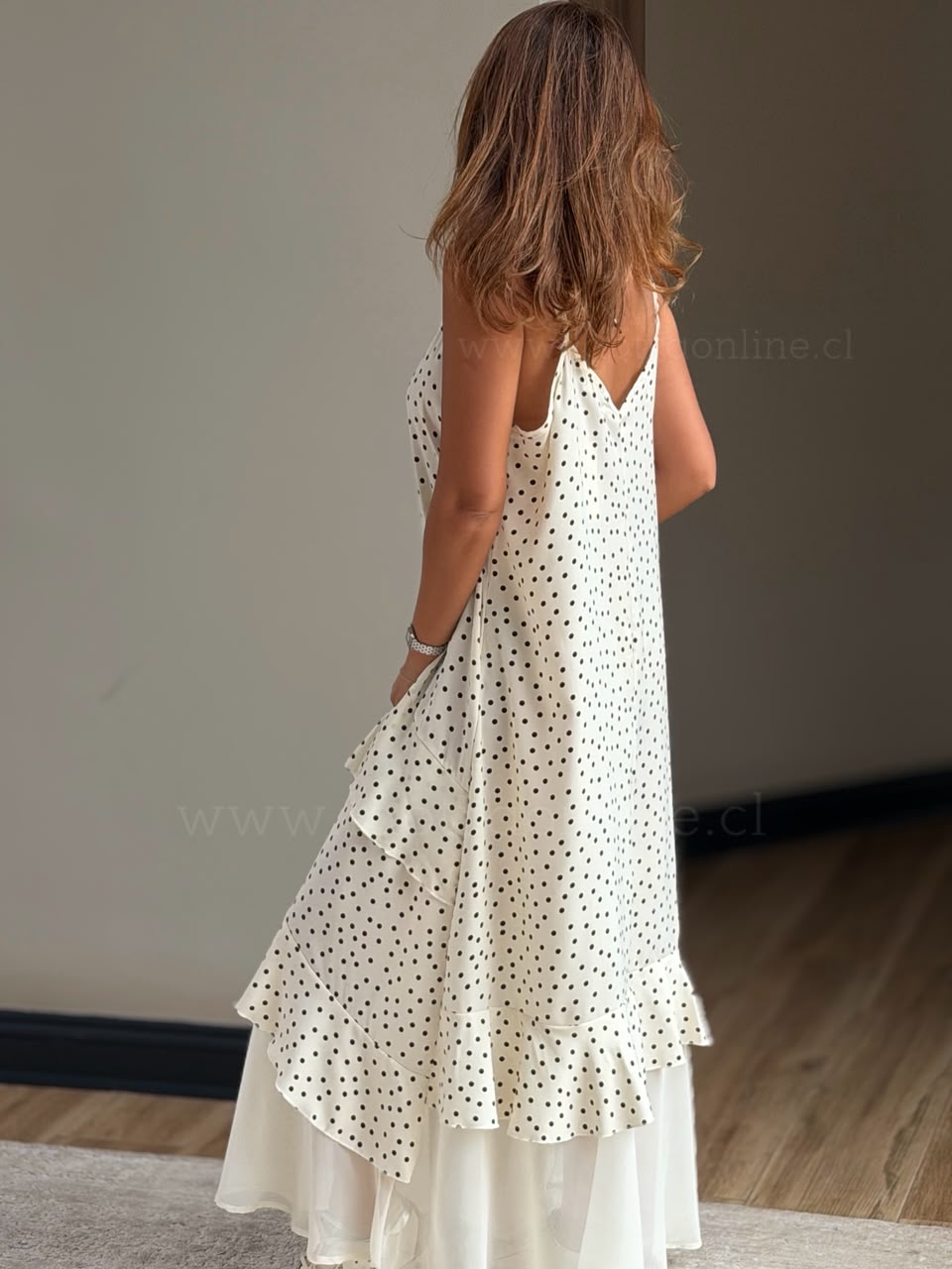 Vestido Luna marfil