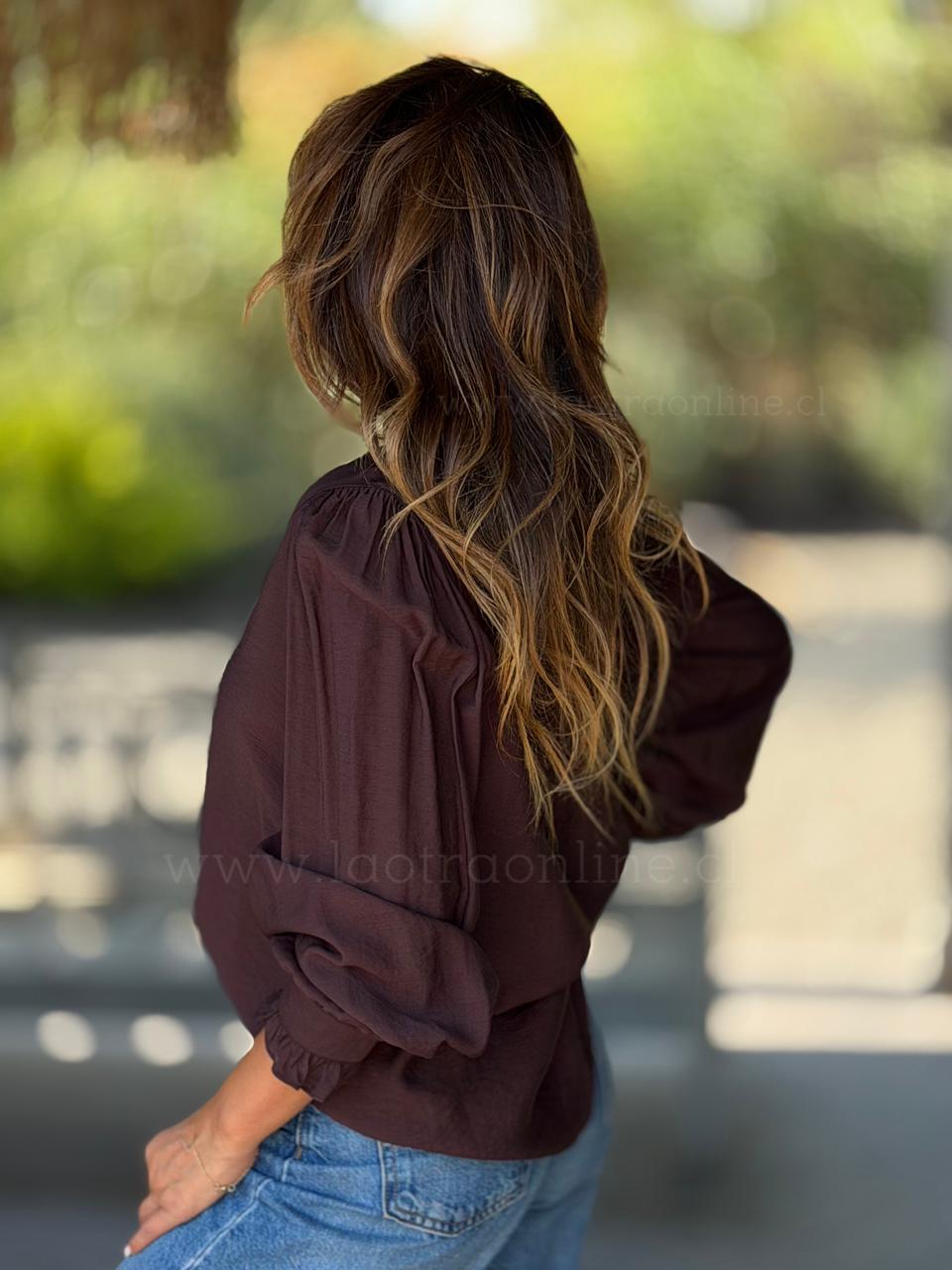 Blusa Amelie choco