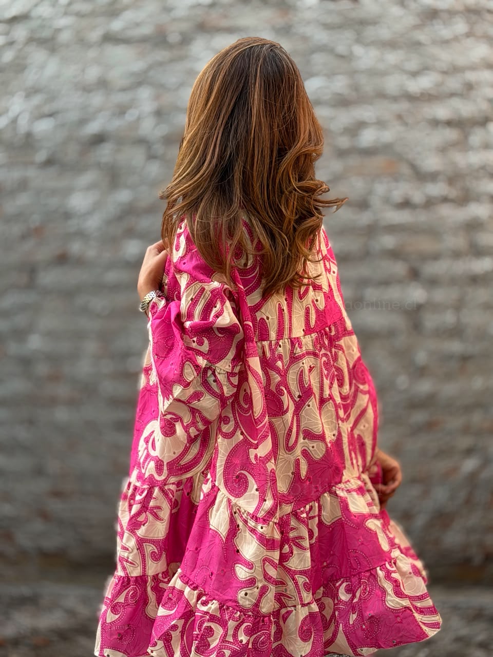 Vestido Petra fucsia