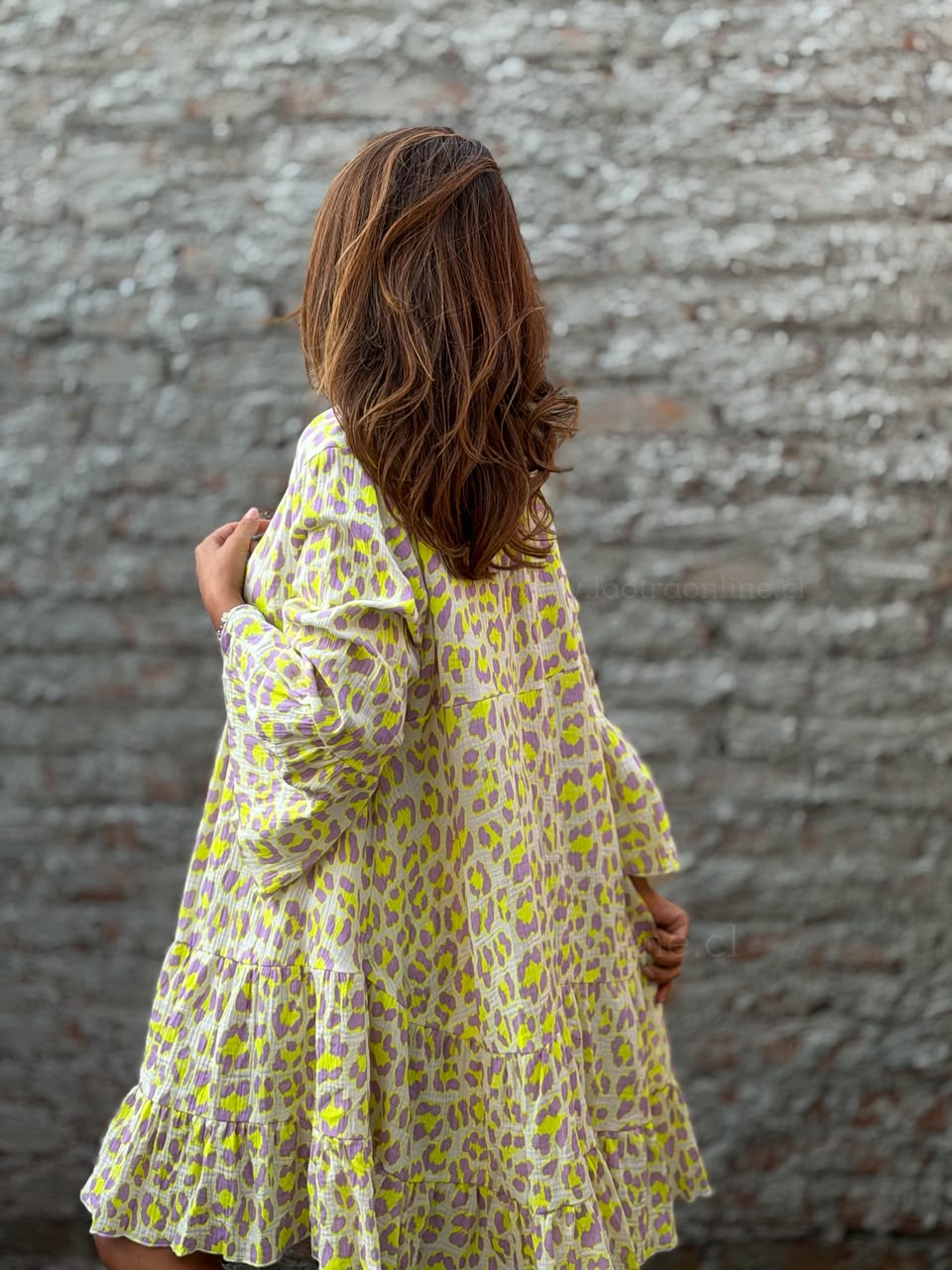 Vestido Print amarillo