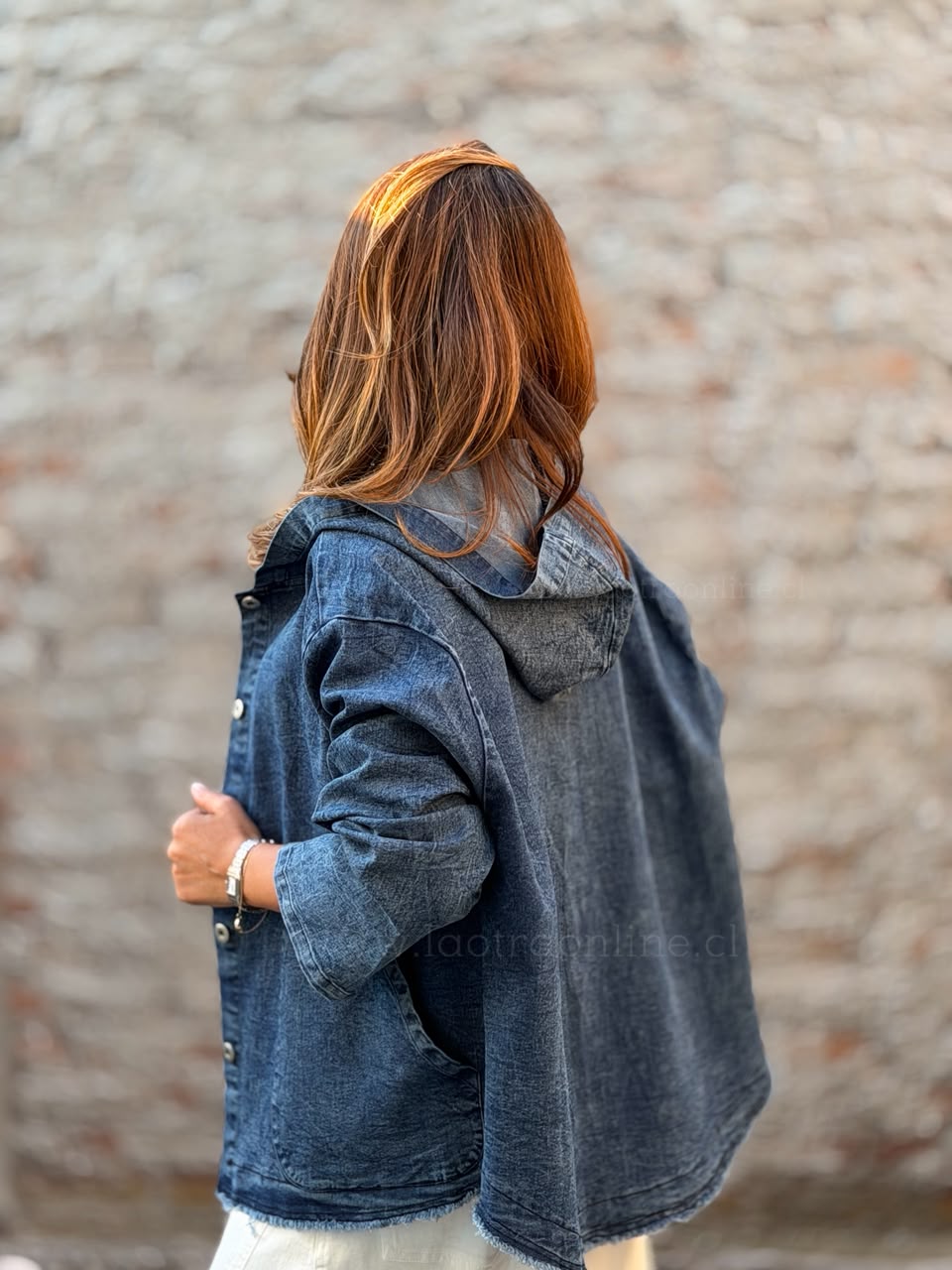 Chaqueta Mezclilla Cool azul