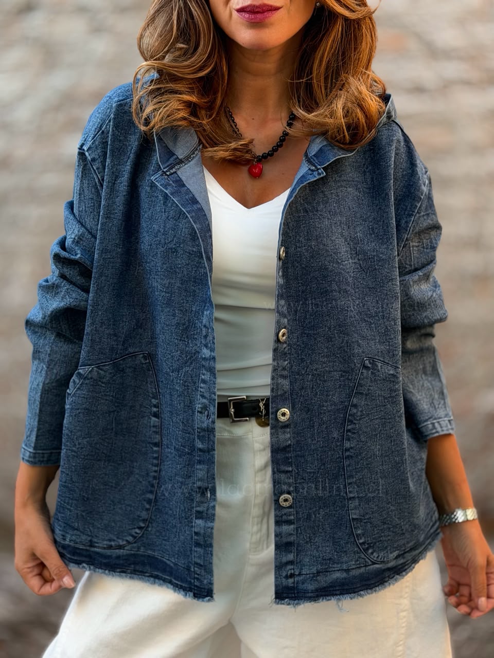 Chaqueta Mezclilla Cool azul
