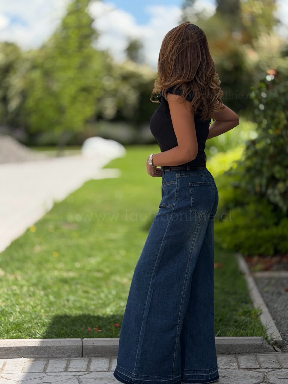 Wide Leg Fantastico azul