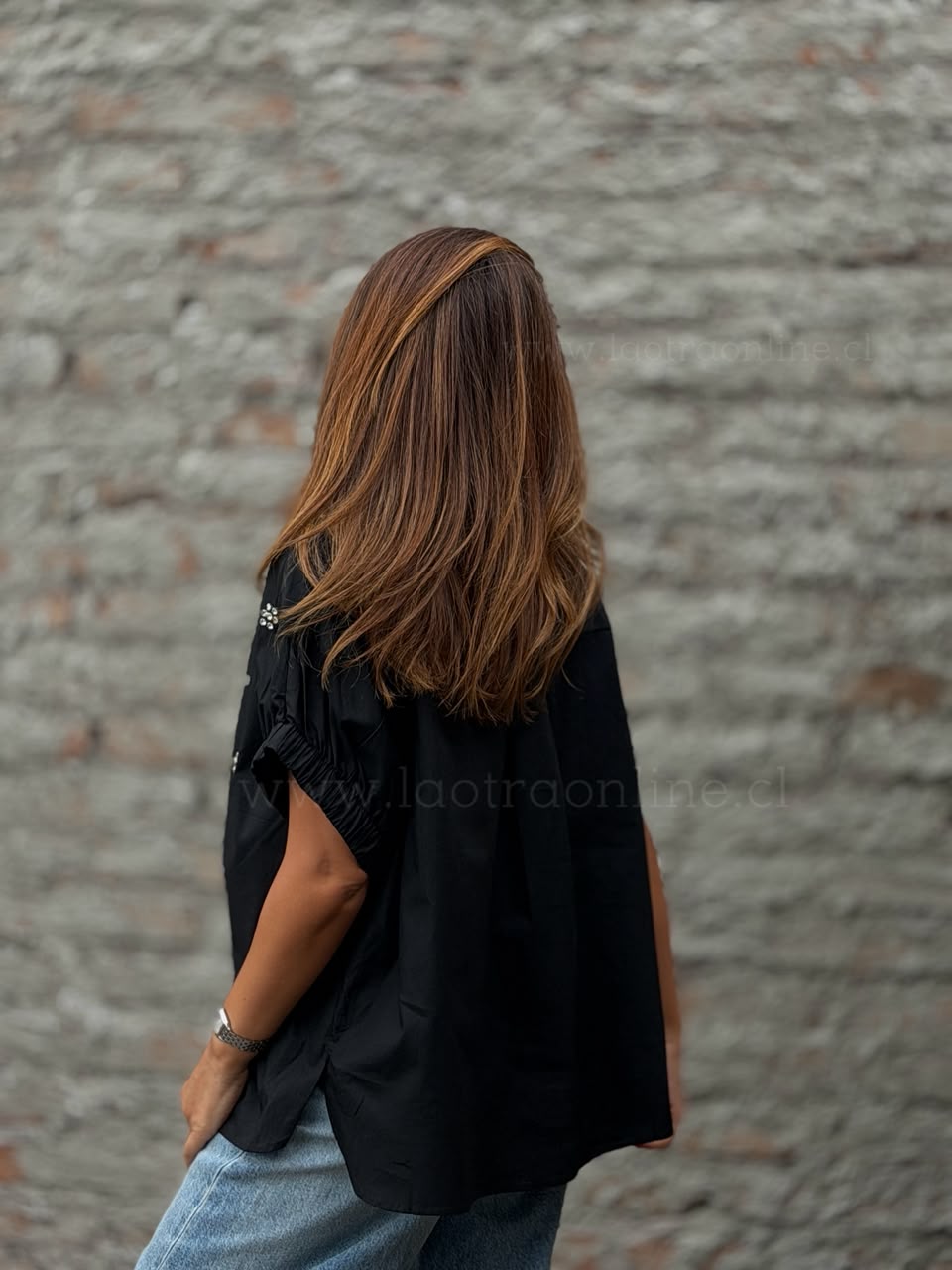 Blusa Orleans negro