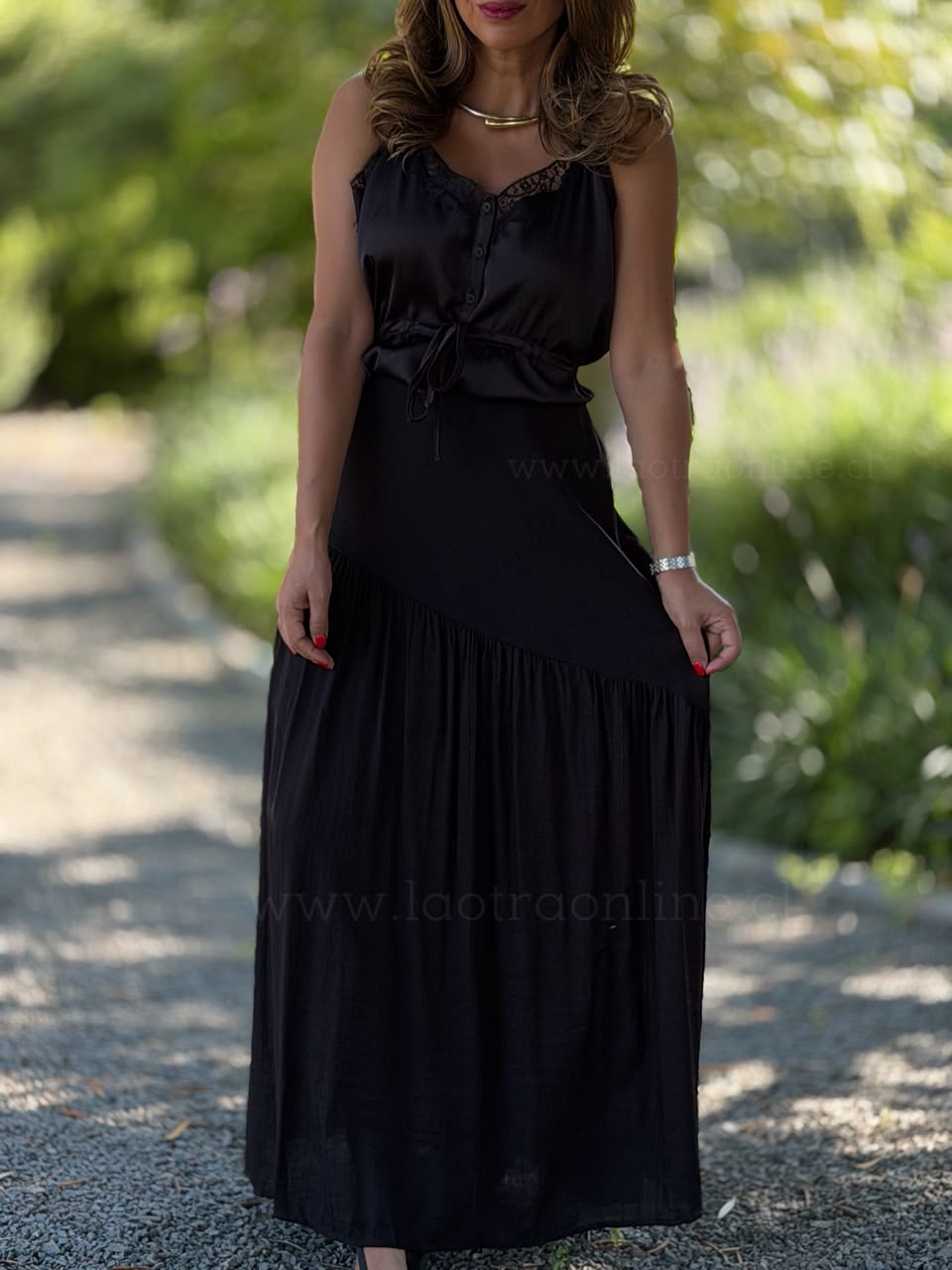 Falda tendencia negro